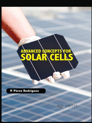 cover image of Advanced Concepts for Solar Cells